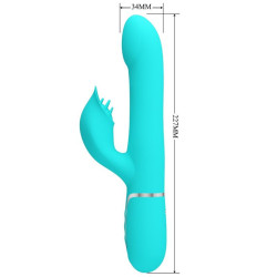 PRETTY LOVE - RABBIT VIBRATOR PEARLS AQUA GREEN – Produktansicht 7