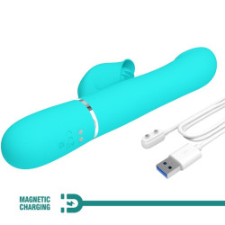 PRETTY LOVE - RABBIT VIBRATOR PEARLS AQUA GREEN – Produktansicht 9