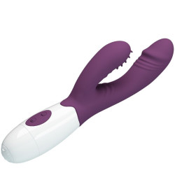 PRETTY LOVE - ANDRE RABBIT VIBRATOR & G-PUNKT-STIMULATOR LILA – Produktansicht 4