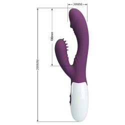PRETTY LOVE - ANDRE RABBIT VIBRATOR & G-PUNKT-STIMULATOR LILA – Produktansicht 7