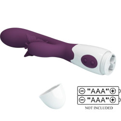 PRETTY LOVE - BUTTERFLY KISS RABBIT VIBRATOR & G-SPOT STIMULATOR LILA – Produktansicht 5
