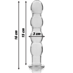 NEBULA SERIES BY IBIZA - MODELL 10 DILDO BOROSILIKATGLAS – Produktansicht 3
