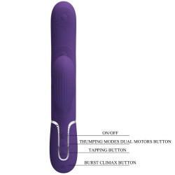 PRETTY LOVE - PERLITA G-SPOT VIBRATOR 3 IN 1 MULTIFUNKTIONS-LILA – Produktansicht 9