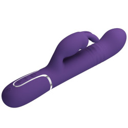 PRETTY LOVE - COALE RABBIT VIBRATOR 4 IN 1 LILA – Produktansicht 4