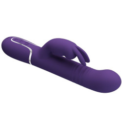PRETTY LOVE - COALE RABBIT VIBRATOR 4 IN 1 LILA – Produktansicht 5