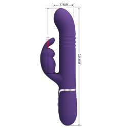 PRETTY LOVE - COALE RABBIT VIBRATOR 4 IN 1 LILA – Produktansicht 7
