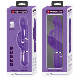 PRETTY LOVE - COALE RABBIT VIBRATOR 4 IN 1 LILA – Produktansicht 10