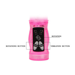 BAILE - ROSA KANINCHEN MINI ROTATOR MIT SUPERSTIMULATOR – Produktansicht 5