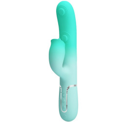 PRETTY LOVE - GIGI MULTIFUNKTIONS-RABBIT-VIBRATOR AQUAGRÜN – Produktansicht 2