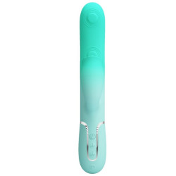 PRETTY LOVE - GIGI MULTIFUNKTIONS-RABBIT-VIBRATOR AQUAGRÜN – Produktansicht 3