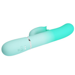 PRETTY LOVE - GIGI MULTIFUNKTIONS-RABBIT-VIBRATOR AQUAGRÜN – Produktansicht 4