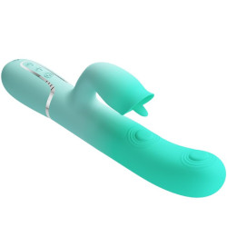 PRETTY LOVE - GIGI MULTIFUNKTIONS-RABBIT-VIBRATOR AQUAGRÜN – Produktansicht 6