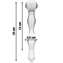 NEBULA SERIES BY IBIZA - MODELL 13 DILDO BOROSILIKATGLAS – Produktansicht 3