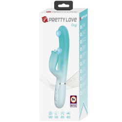 PRETTY LOVE - GIGI MULTIFUNKTIONS-RABBIT-VIBRATOR AQUAGRÜN – Produktansicht 11