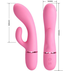 PRETTY LOVE - MARSKI RABBIT VIBRATOR & G-SPOT ROSA – Produktansicht 6