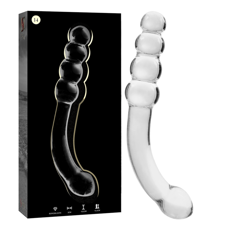 NEBULA SERIES BY IBIZA - MODELL 14 DILDO BOROSILIKATGLAS