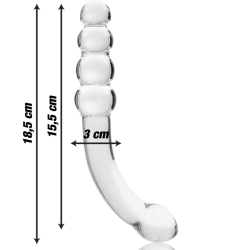NEBULA SERIES BY IBIZA - MODELL 14 DILDO BOROSILIKATGLAS – Produktansicht 3