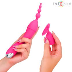 INTENSE - CHER VIBRATOR MIT 20 MUSTER UND AUSTAUSCHBAREN AUFSÄTZEN – Produktansicht 6