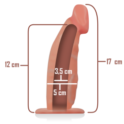 INTENSE - HOHLGESCHIRR MIT DILDO 18 X 3,5 CM – Produktansicht 5