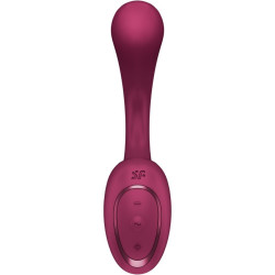 SATISFYER - G FOR GODDESS 2 RABBIT VIBRATOR FLASCHE BORDEAUX – Produktansicht 2