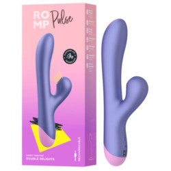 ROMP - PULSE RABBIT DUAL G-PUNKT VIBRATOR ELEKTRISCH BLAU – Produktansicht 12