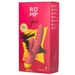 ROMP - JAZZ WIEDERAUFLADBARER HASENVIBRATOR ROT – Produktansicht 5