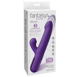 FANTASY FOR HER - SUPER SONIX THRUSTER RABBIT VIBRATOR LILA – Produktansicht 7