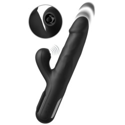 FETISH FANTASY SERIES - SONIX SILIKON-THRUSTER-HASE-VIBRATOR SCHWARZ – Produktansicht 2