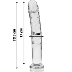 NEBULA SERIES BY IBIZA - MODELL 16 DILDO BOROSILIKATGLAS – Produktansicht 3