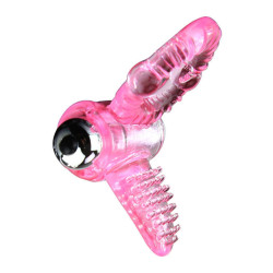 BAILE - SWEET ABS 10 RHYTHMS RING ROSA VIBRATOR PENISRING – Produktansicht 2