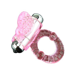 BAILE - SWEET ABS 10 RHYTHMS RING ROSA VIBRATOR PENISRING – Produktansicht 3