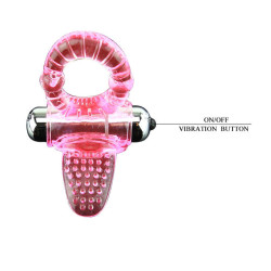 BAILE - SWEET ABS 10 RHYTHMS RING ROSA VIBRATOR PENISRING – Produktansicht 5