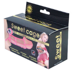 BAILE - SWEET 10 RHYTHMS SILIKON-HÜLLE UND RING FÜR DEN ROSA PENIS – Produktansicht 2