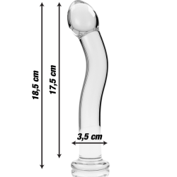 NEBULA SERIES BY IBIZA - MODELL 18 DILDO BOROSILIKATGLAS – Produktansicht 3