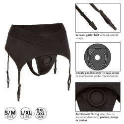 CALEXOTICS - BOUNDLESS THONG MIT GARTER L/XL – Produktansicht 3