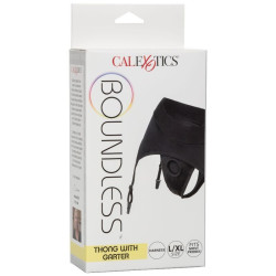 CALEXOTICS - BOUNDLESS THONG MIT GARTER L/XL – Produktansicht 4