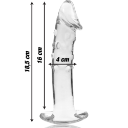 NEBULA SERIES BY IBIZA - MODELL 19 DILDO BOROSILIKATGLAS – Produktansicht 3