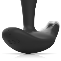 BLACK&SILVER - DWAYNE ANAL PLUG SILIKON FERNBEDIENUNG – Produktansicht 4