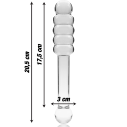 NEBULA SERIES BY IBIZA - MODELL 20 DILDO BOROSILIKATGLAS – Produktansicht 3