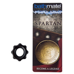 BATHMATE - SPARTAN SCHWARZER PENISRING – Produktansicht 2