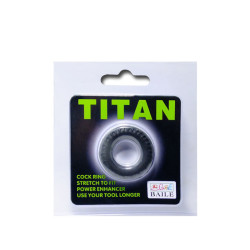 BAILE - TITAN COCKRING SCHWARZ GRÜN 2 CM – Produktansicht 5