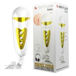 PRETTY LOVE - MNNLICHER MASTURBATOR MIT VIBRATION UND KLANG SALLY – Produktansicht 2