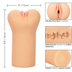 CALEXOTICS - BOUNDLESS VULVA STROKER HELLE HAUT – Produktansicht 5