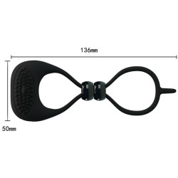 PRETTY LOVE - DOPPELRING FÜR PENIS UND HODEN – Produktansicht 6