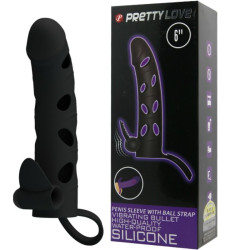PRETTY LOVE - SILIKONHÜLLE MIT VIBRATION 15.2 CM – Produktansicht 8