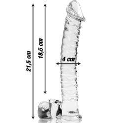 NEBULA SERIES BY IBIZA - MODELL 23 DILDO BOROSILIKATGLAS – Produktansicht 3