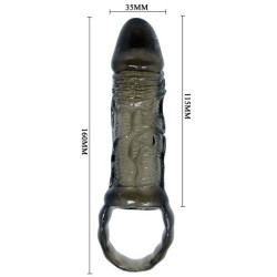 BAILE - PENISVERLNGERUNGSHÜLLE MIT GURT FÜR HODEN 11.5 CM – Produktansicht 6