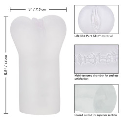 CALEXOTICS - BOUNDLESS VULVA STROKER TRANSPARENT – Produktansicht 4