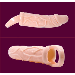 BAILE - PENISVERLNGERUNGSHÜLLE MIT VIBRATION UND GURT FÜR HODEN 13.5 CM – Produktansicht 3