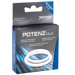 JOYDIVISION POTENZDUO - RINGE WEISS - M – Produktansicht 3